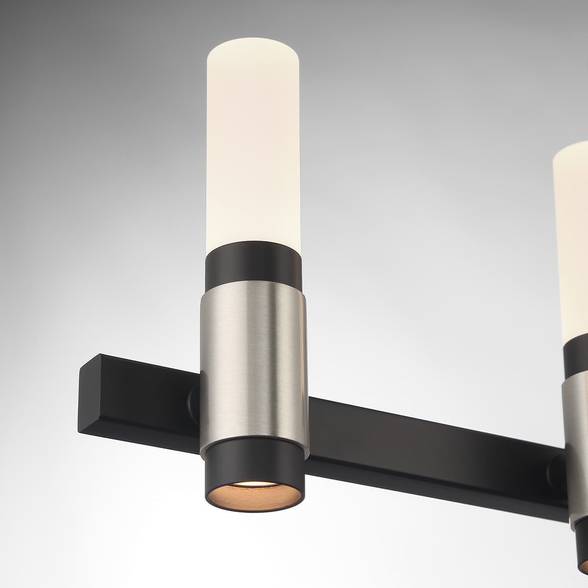 Albany 11 Light Vanity In Silver-Black — view 3