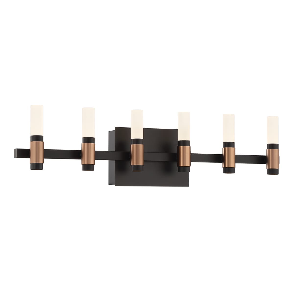 Albany 12 Light Vanity In Brass-Black — view 2