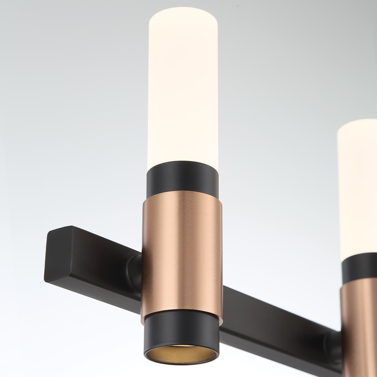 Albany 12 Light Vanity In Brass-Black — view 3