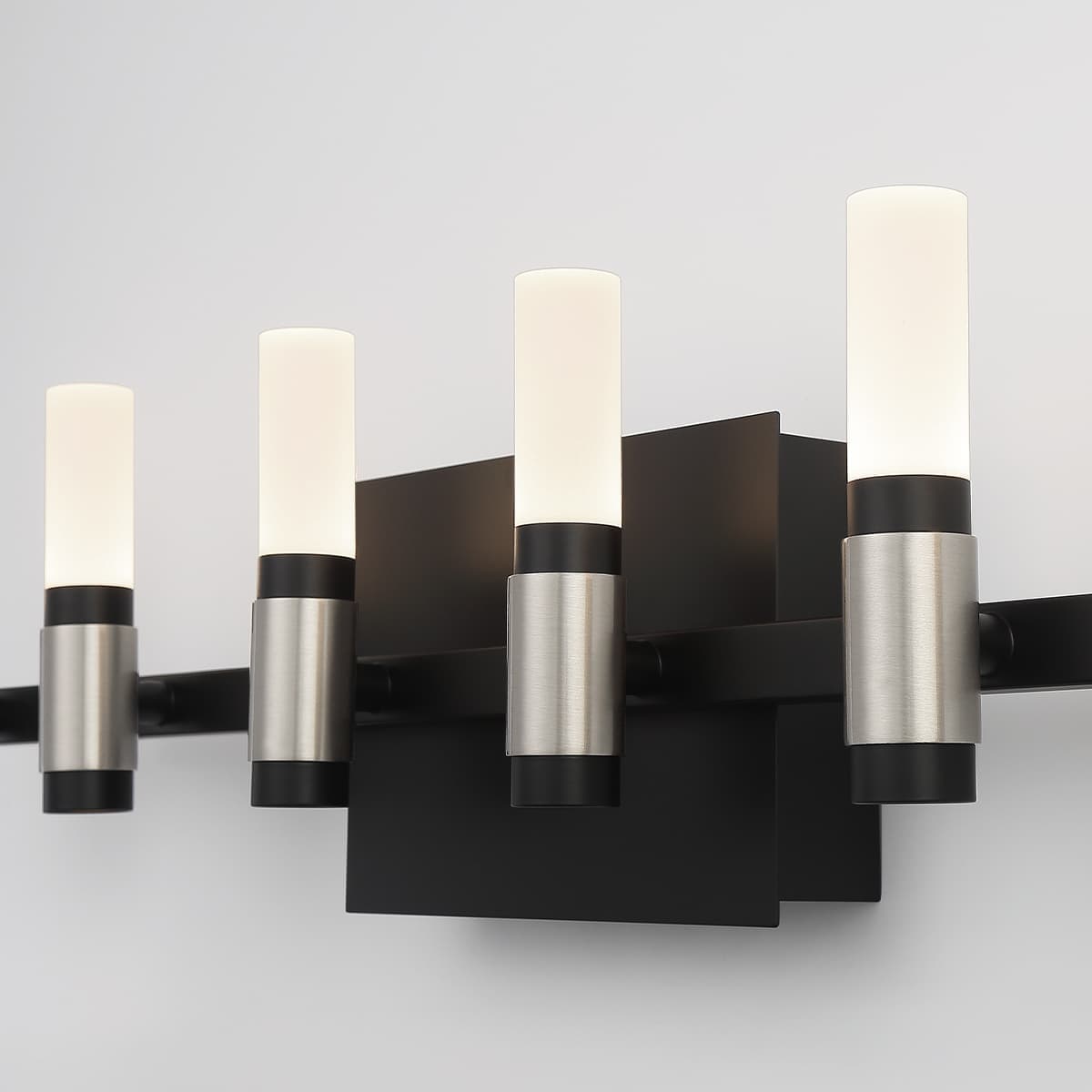 Albany 12 Light Vanity In Silver-Black — view 3