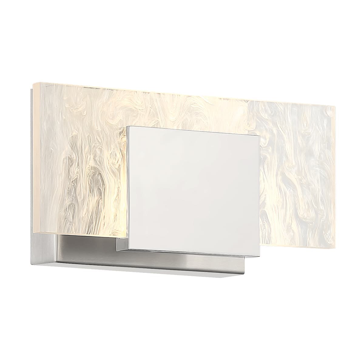 Kasha 1 Light Wall Sconce In Chrome — view 2
