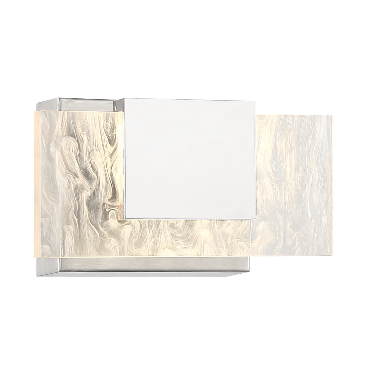 Kasha 1 Light Wall Sconce In Chrome — view 3