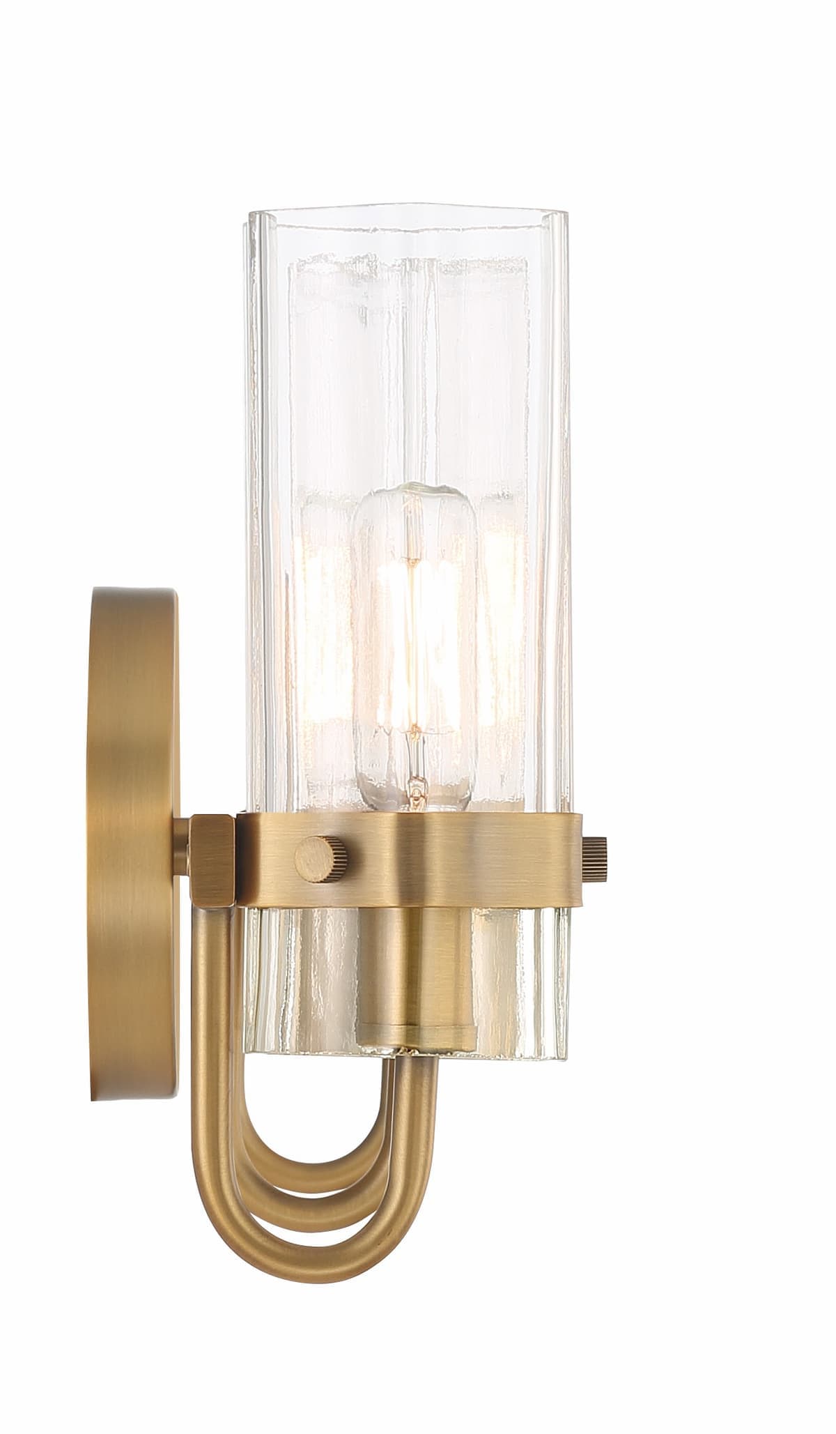 Brook 3 Light Vanity In Gold — view 3