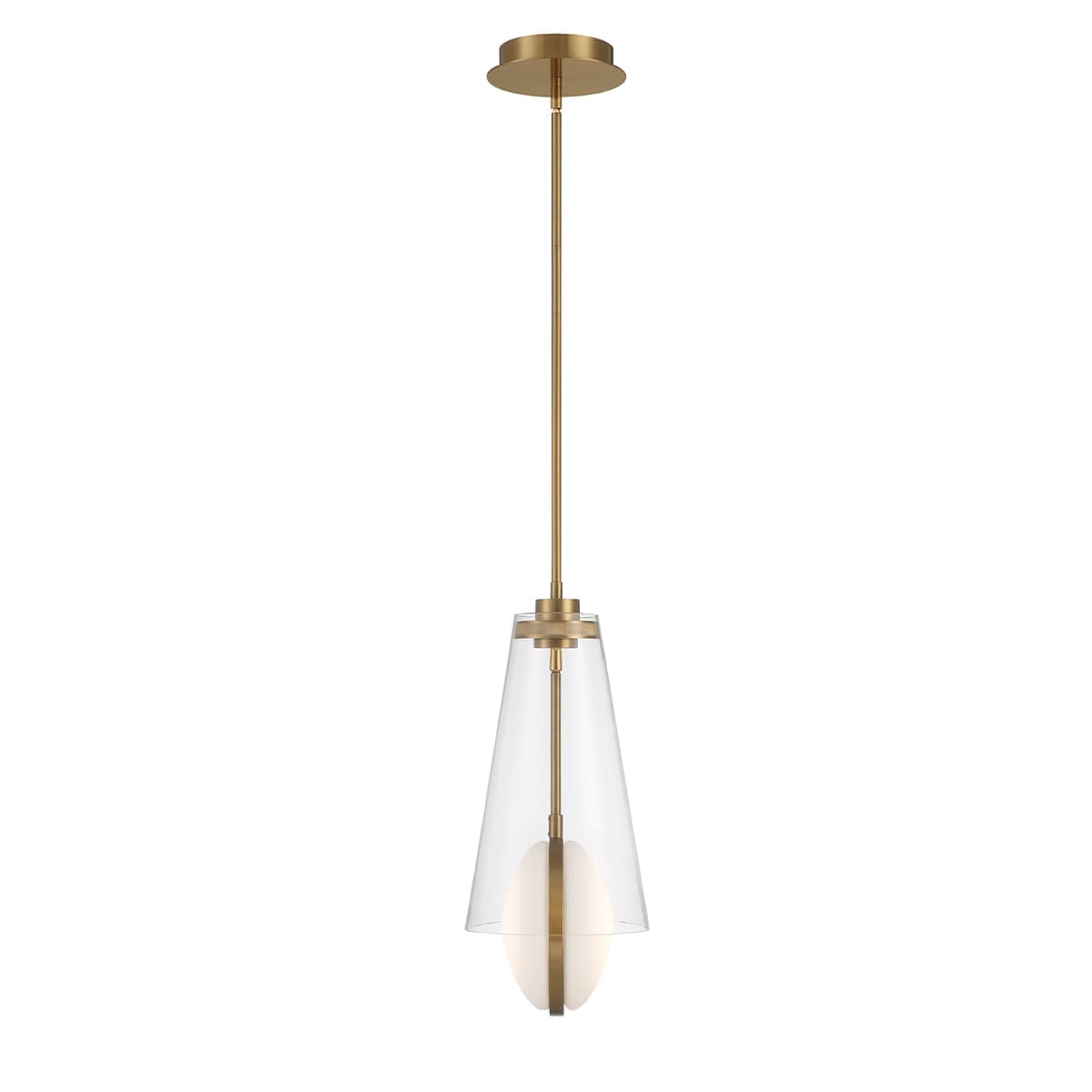 Solari 2 Light Pendants In Gold — view 2