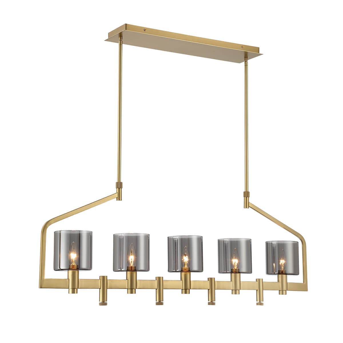 Decato 5 Light Chandeliers In Gold — view 2