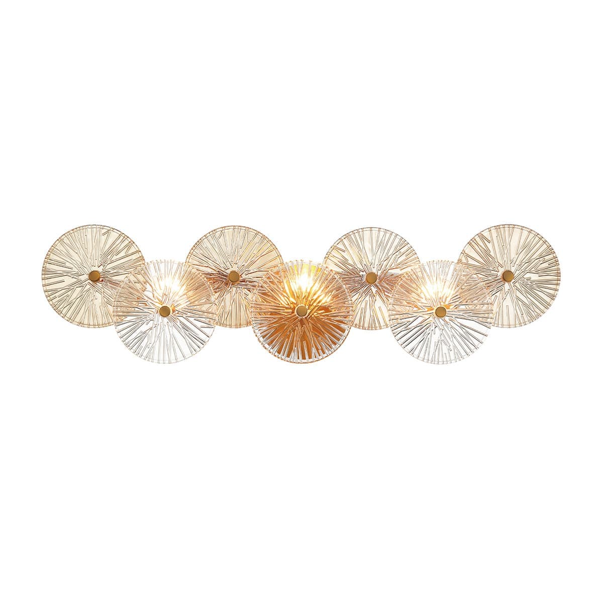 Sue-Anne 3 Light Vanity In Brass