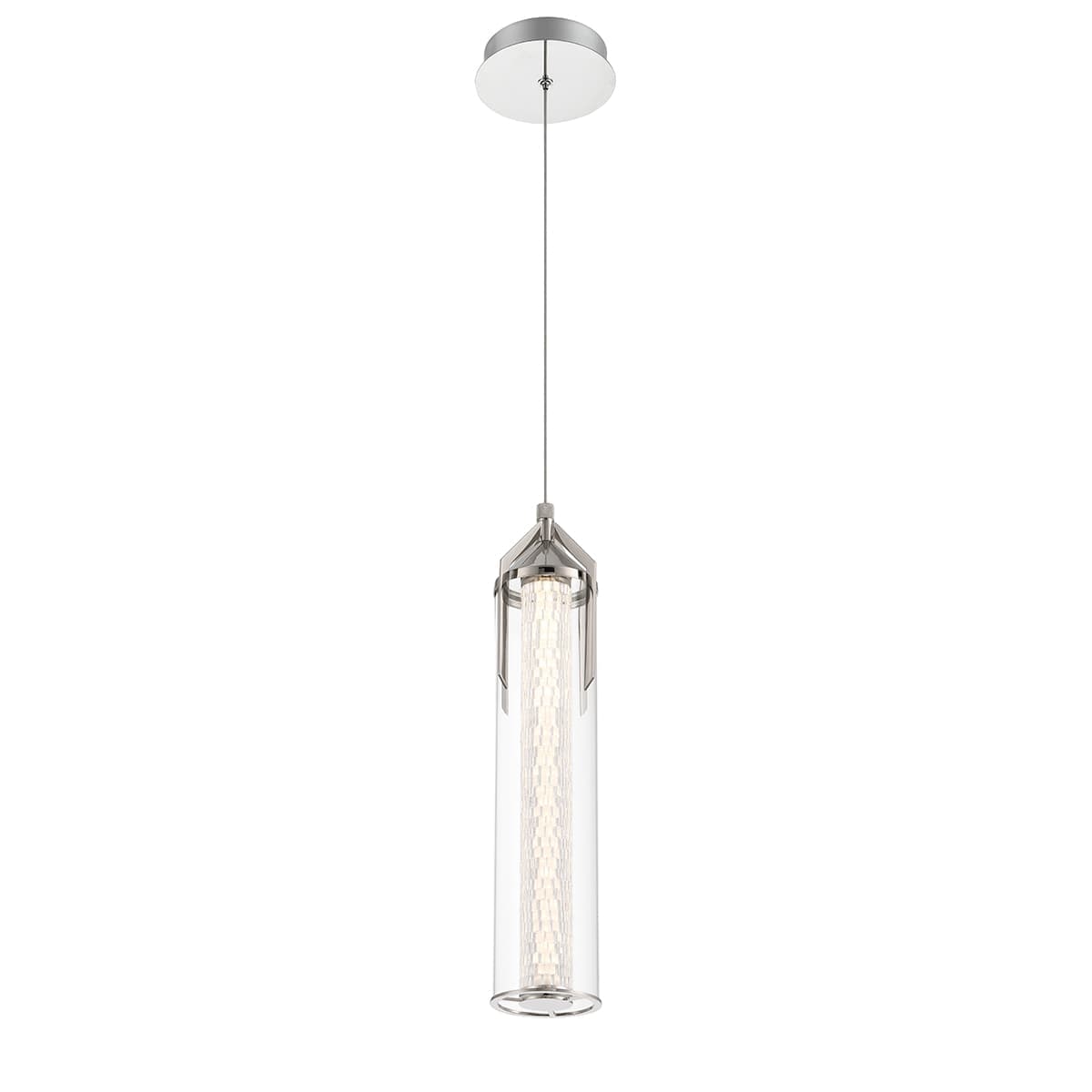 Espada 1 Light Pendants In Nickel — view 2
