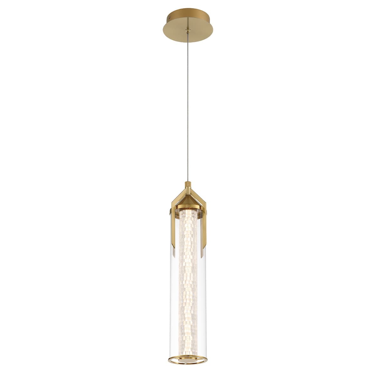Espada 1 Light Pendants In Gold — view 2