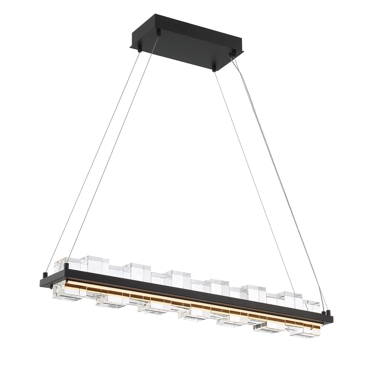 Bruco 2 Light Chandeliers In Black — view 2