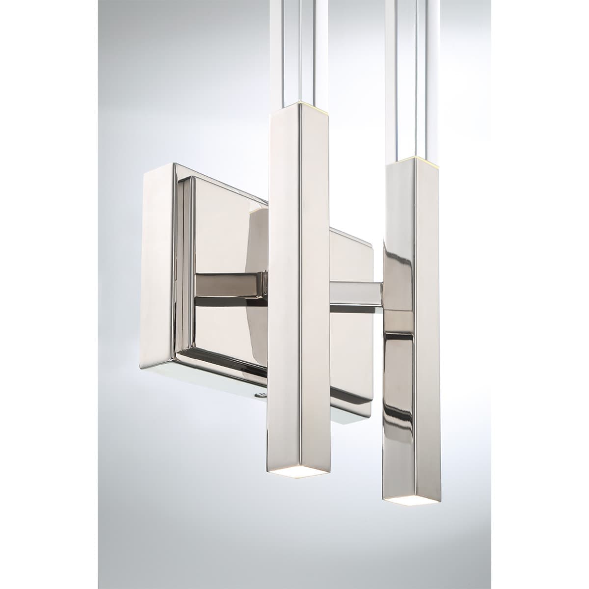 Benicio 4 Light Wall Sconce In Nickel — view 3