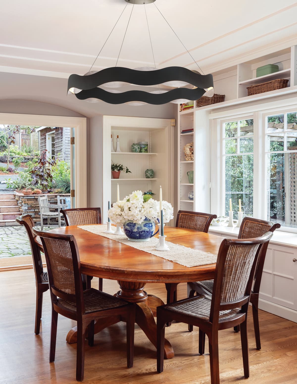 Vaughan 1 Light Chandeliers In Silver-Black — view 4