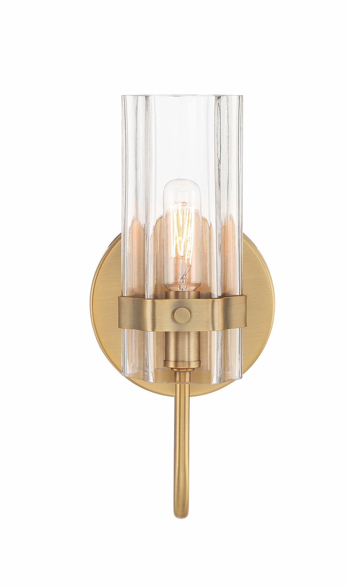 Brook 1 Light Wall Sconce In Gold