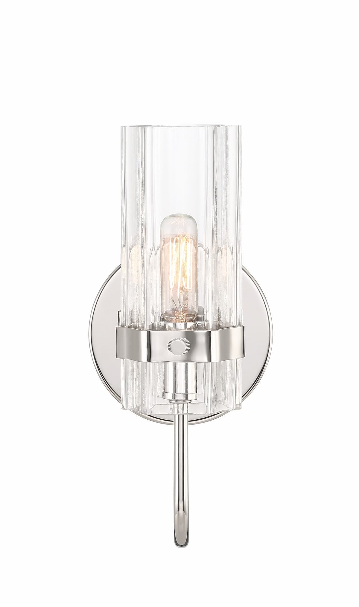Brook 1 Light Wall Sconce In Chrome