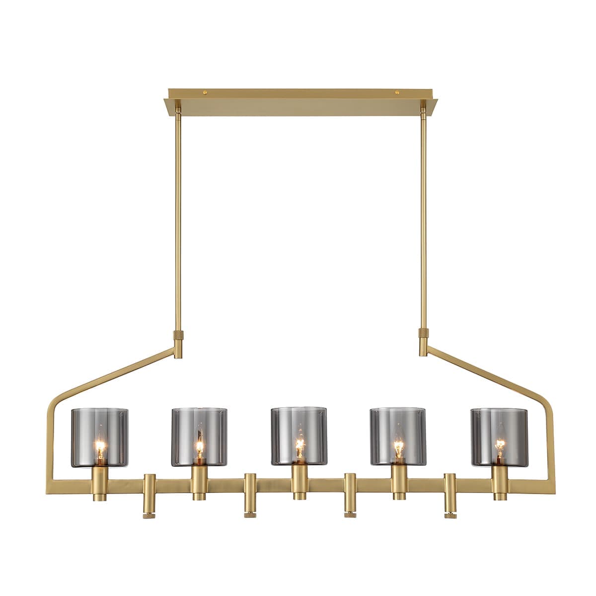 Decato 5 Light Chandeliers In Gold