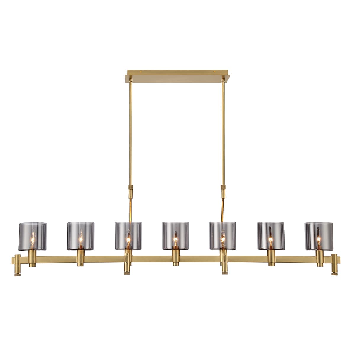 Decato 7 Light Chandeliers In Gold