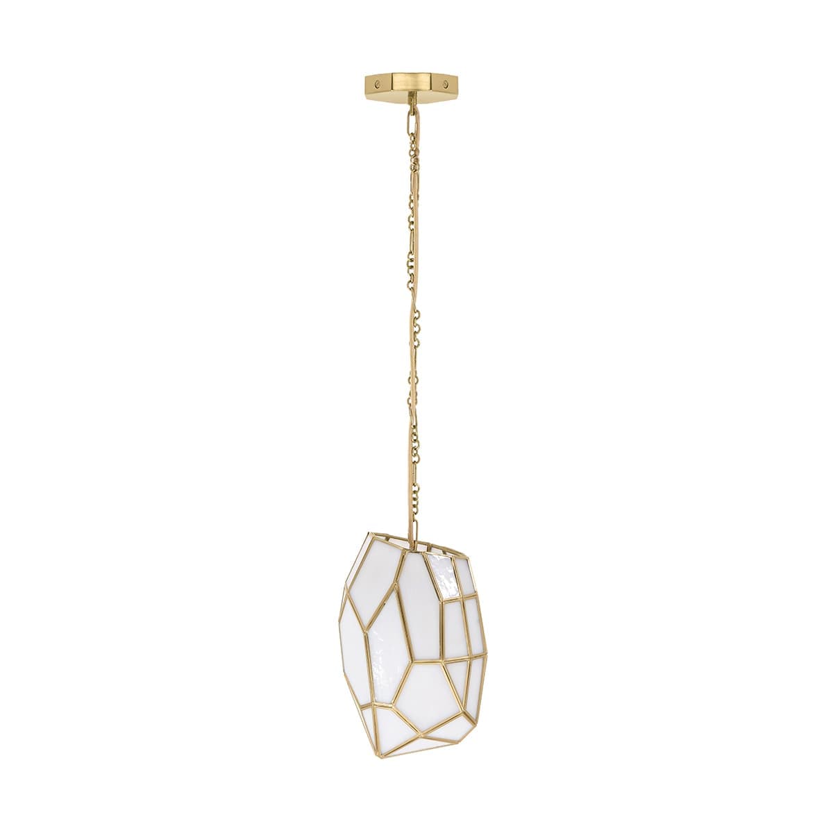 Heera 1 Light Pendants In Brass